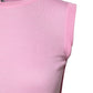 Dolce & Gabbana Pink Cashmere Round Neck Sleeveless Tank Top
