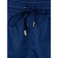 Canali Blue Polyester Swim Short