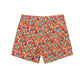 Isaia Red Polyester Swim Short