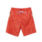 Isaia Red Polyester Swim Short