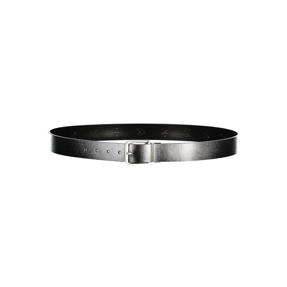 Black Leather Men Belt
