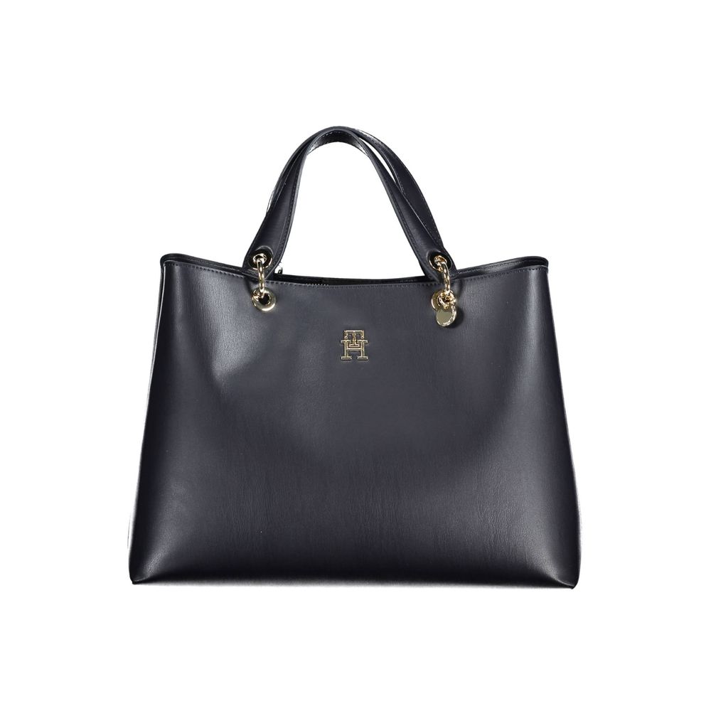 Blaue Polyethylen Damen Handtasche