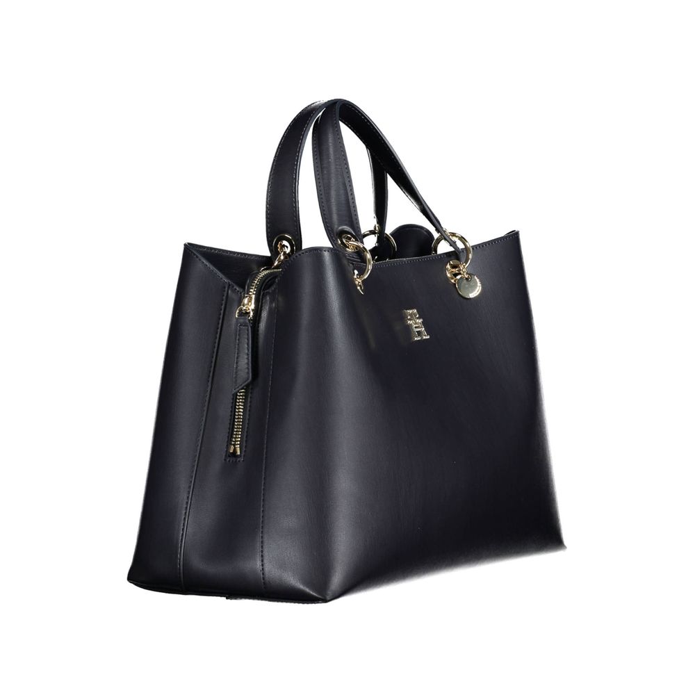Blaue Polyethylen Damen Handtasche
