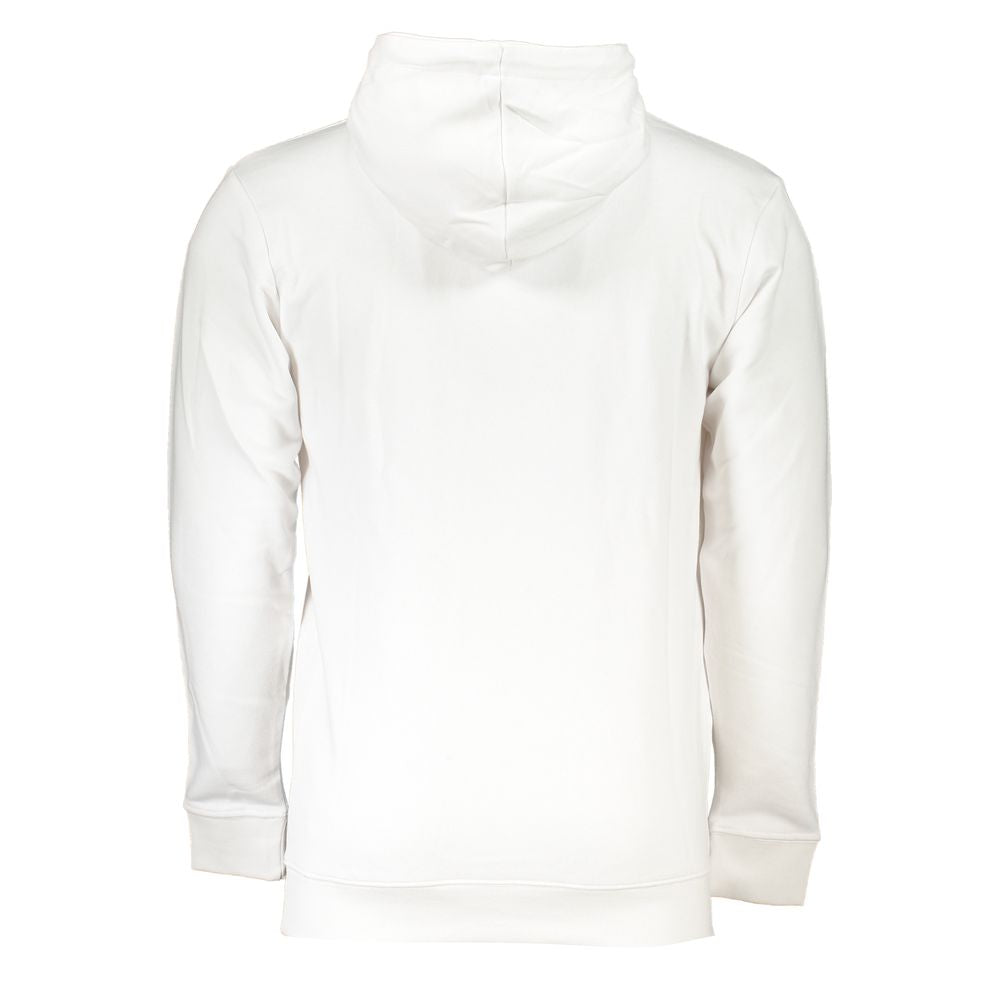 Weißer Baumwollpullover für Herren