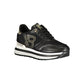 Black Polyester Women Sneaker