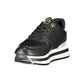 Black Polyester Women Sneaker