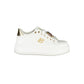 White Synthetic Women Sneaker