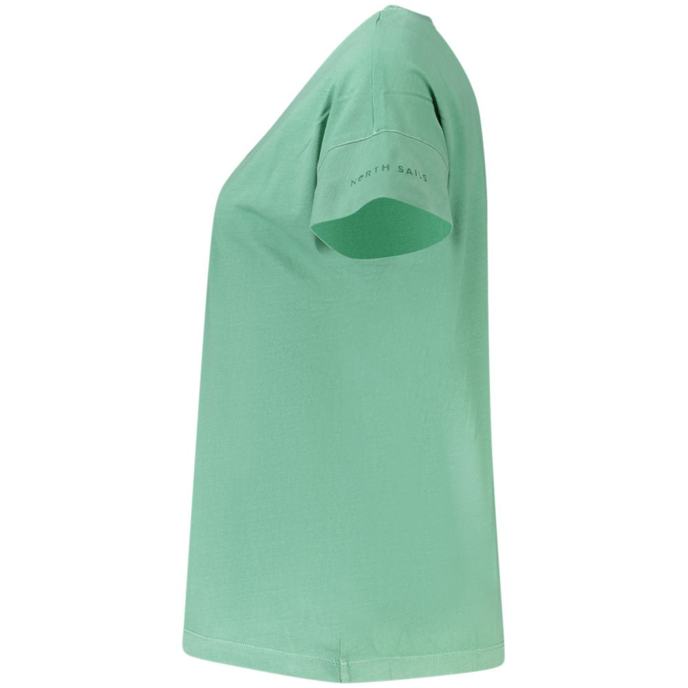 Green Cotton Tops & T-Shirt