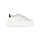 White Synthetic Women Sneaker