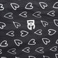 Dolce & Gabbana Black Heart Print Hooded Windbreaker Jacket