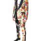 Dolce & Gabbana Multicolor Floral SICILIA Silk 3 Piece Suit