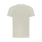 Beige Cotton Men T-Shirt