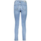 Calvin Klein Blue Cotton Women High Rise Skinny Jean