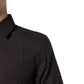 Dolce & Gabbana Maroon Jacquard Cotton GOLD Men Dress Shirt