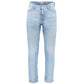 Light Blue Cotton Men's Jean
