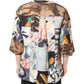 Dolce & Gabbana Multicolor Patchwork Short Sleeves Shirt