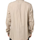 Dolce & Gabbana Beige Pin Up Print MARTINI Men Casual Shirt