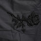 Dolce & Gabbana Black Floral Gold Cotton Dress Formal Shirt