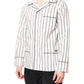 Dolce & Gabbana White Stripes Lounge Pajama Sleepwear Shirt