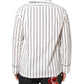 Dolce & Gabbana White Stripes Lounge Pajama Sleepwear Shirt