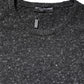Dolce & Gabbana Gray Wool Knitted Round Neck Pullover Sweater