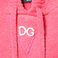 Dolce & Gabbana Red Cotton Knit Hooded Men Pullover Sweater