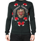Dolce & Gabbana Black Sequined Embellished Pullover Sweater