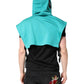 Dolce & Gabbana Green Cotton Hooded Men Sportswear Vest Sweater