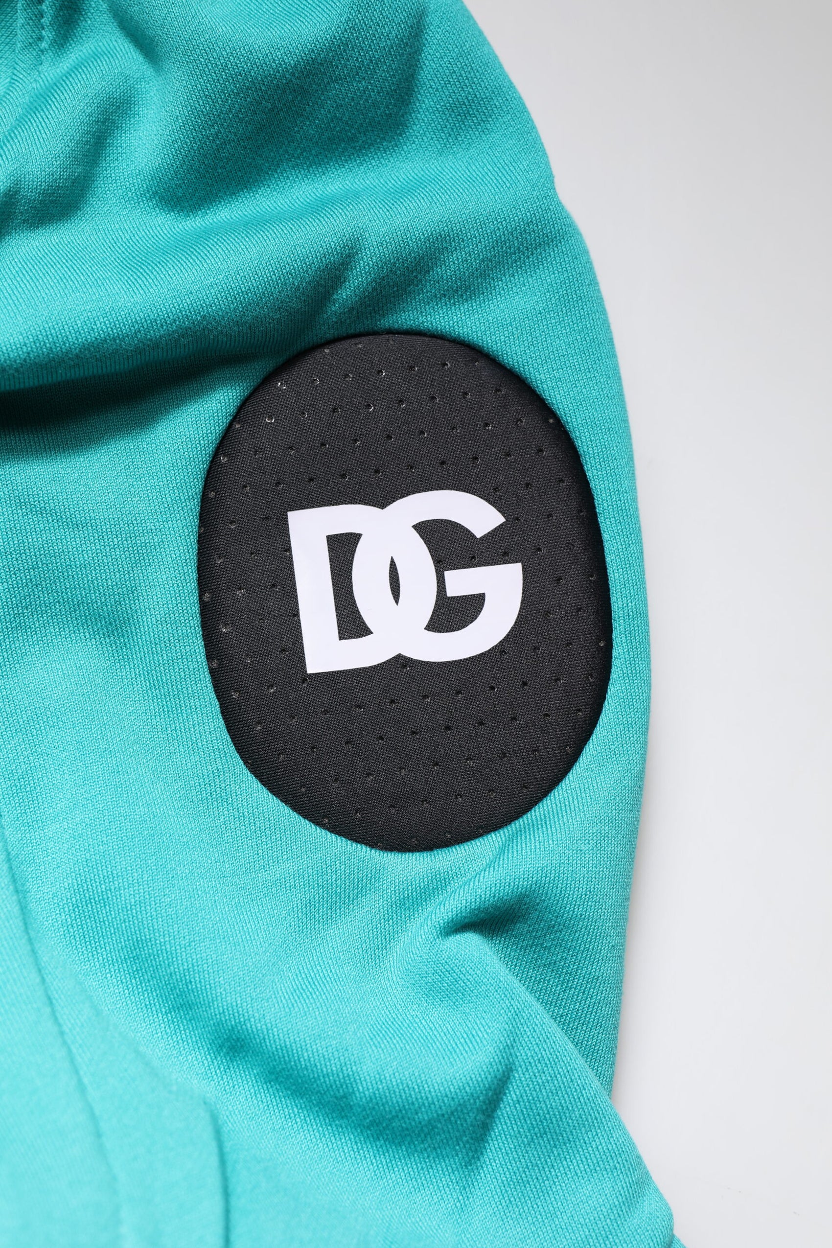 Dolce & Gabbana Green Cotton Hooded Men Sportswear Vest Sweater