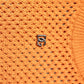 Dolce & Gabbana Orange Cashmere Round Neck Sleeveless T-shirt