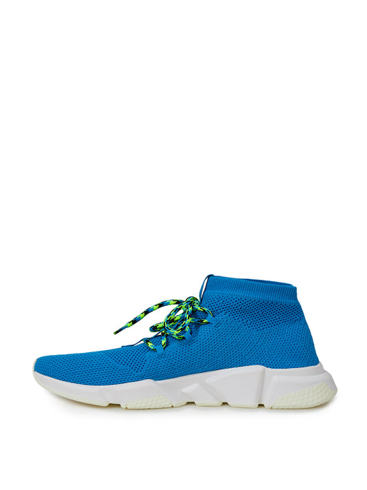 Sneakers in cotone blu squisite per uomo