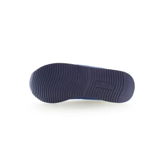Blue Polyester Men Sneaker