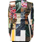 Dolce & Gabbana Multicolor Floral Patchwork Jacquard Jacket
