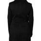 Dolce & Gabbana Black Wool Sartoria Italiano Blazer Jacket