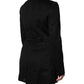 Dolce & Gabbana Black Wool Sartoria Italiano Blazer Jacket