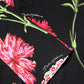 Dolce & Gabbana Black Floral Long Sleeve Women Blouse Top