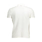 White Cotton Men Polo Shirt