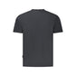 Black Cotton Men T-Shirt
