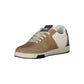 Brown Polyester Men Sneaker