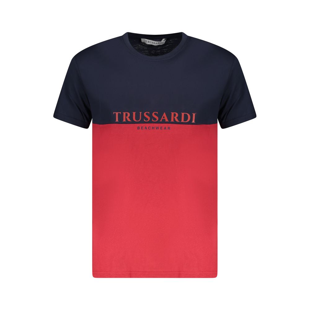 Red Cotton Men T-Shirt