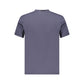 Blue Cotton Men T-Shirt