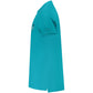 Light Blue Cotton Men Polo Shirt