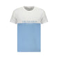 Light Blue Cotton Men T-Shirt