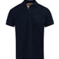 Burberry Navy Blue Cotton Collared Polo Shirt