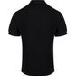 Burberry Black Cotton Collared Polo Shirt