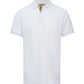 Burberry White Cotton Collared Polo Shirt
