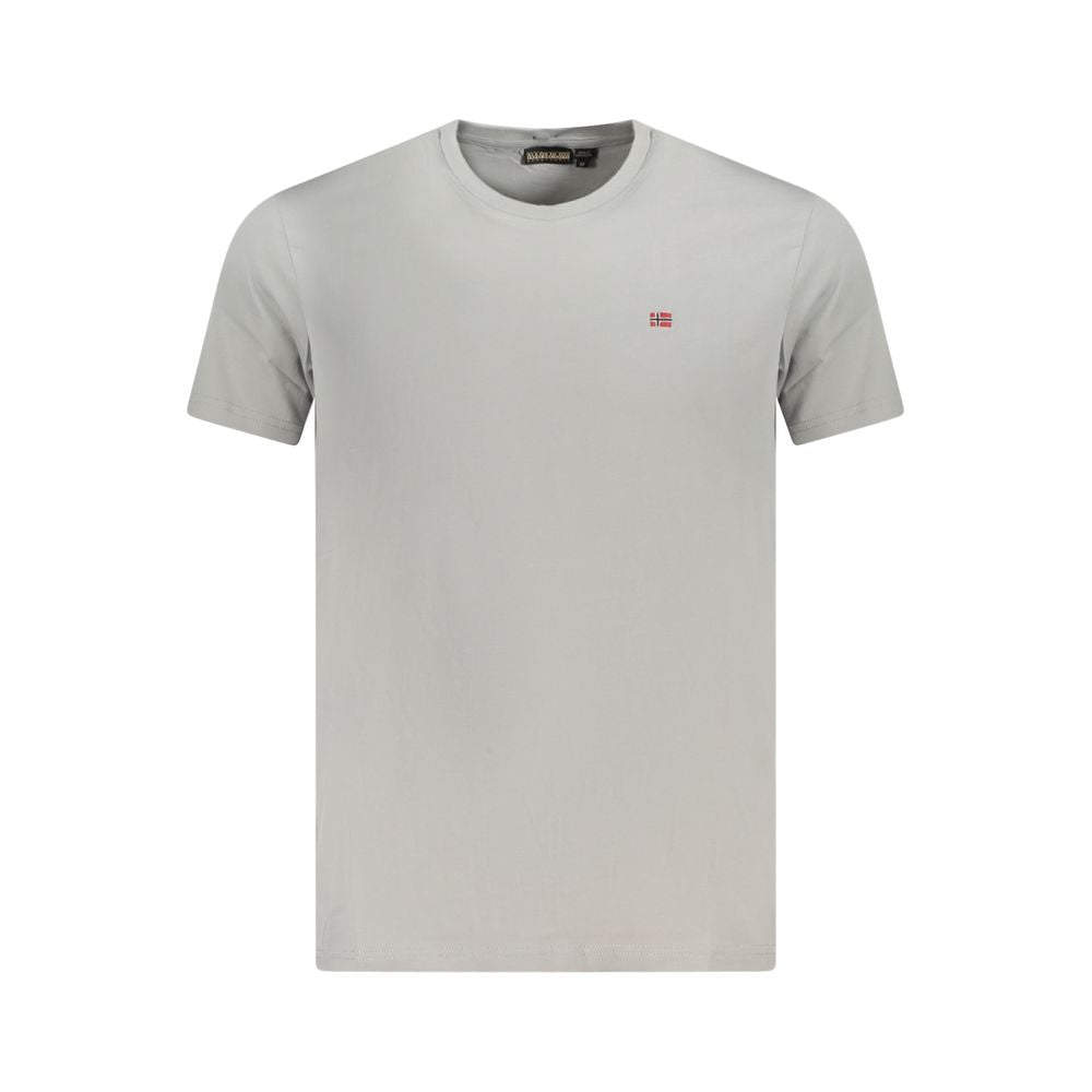 Brown Cotton Men T-Shirt