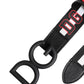 Dolce & Gabbana Black Polyester Logo Print DG Buckle Belt