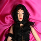 Dolce & Gabbana Black Dress Ceramic Porcelain Fashion Leather Sicily Dolls