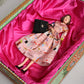 Dolce & Gabbana Pink Dress Ceramic Porcelain Fashion Leather Sicily Dolls